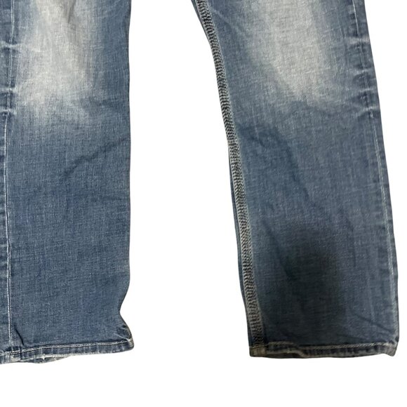 BKE Buckle Tyler Straight Leg Medium Wash Denim Blue Jeans Men's Sz 40x32 - Picture 5 of 8